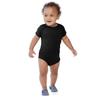Indica Plateau Wah Gwan? Black 6 Month Cotton One-Piece Infant Baby Romper view 2