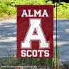 Alma College Scots Garden Flag view 2