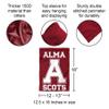 Alma College Scots Garden Flag view 3