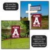 Alma College Scots Garden Flag view 4