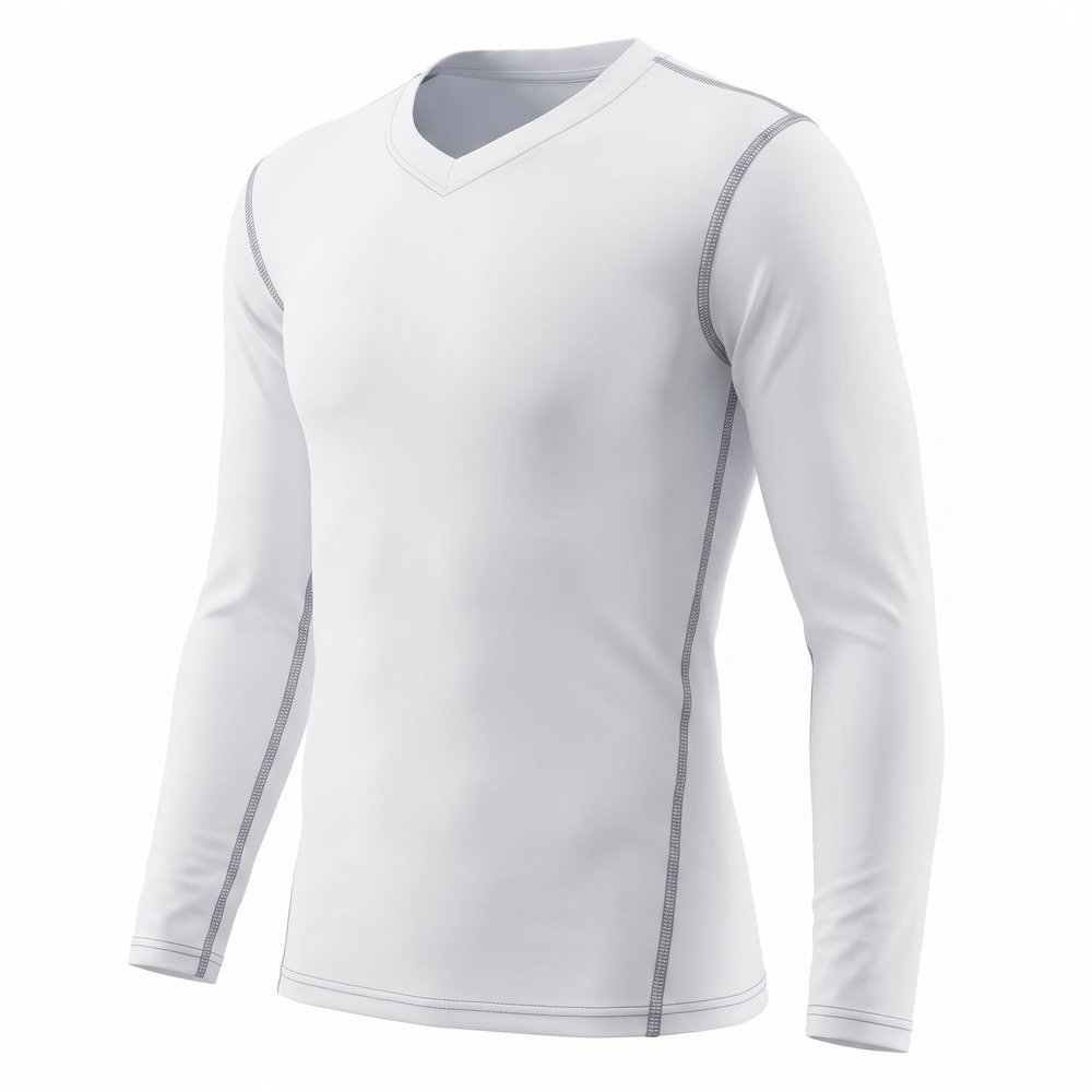 LANBAOSI Boys&Girls Long Sleeve Compression Soccer Practice T-Shirt