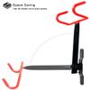 Dirza Bike Wall Mount Bike Hanger 2 Pack Foldable Bicycle Storage Horizontal Bike Rack Bike Hook for Garage Indoor Shed with Screws view 2