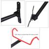 Dirza Bike Wall Mount Bike Hanger 2 Pack Foldable Bicycle Storage Horizontal Bike Rack Bike Hook for Garage Indoor Shed with Screws view 3
