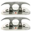 MarineNow 4-1/2" Folding Cleat Marine Grade 316 Stainless Steel (4.5") (02-Pack) view 2