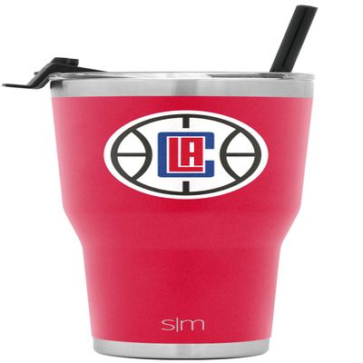 Simple Modern NBA Los Angeles Clippers 30oz Tumbler with Flip Lid and Straw Insulated Stainless Steel Travel Mug Classic