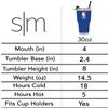 Simple Modern NBA Brooklyn Nets 30oz Tumbler with Flip Lid and Straw Insulated Stainless Steel Travel Mug Classic view 4