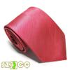 8CM Stylish Tie For Men Polyester Solid Stripes Ties For Wedding,Party,Daily Dress,Birthday'Gift (C12 red) view 2