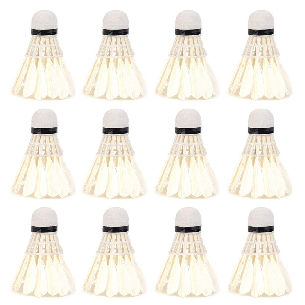 VGEBY 12Pcs Badminton Shuttlecocks, Badminton Ball Balls