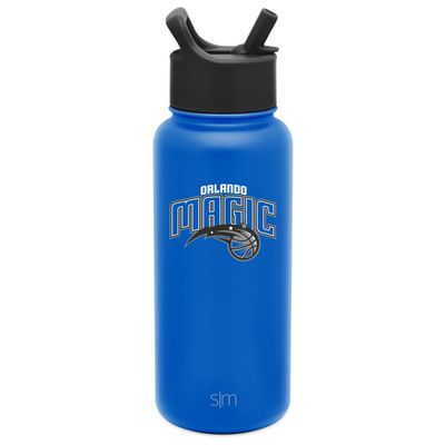 Simple Modern Officially Licensed NBA Orlando Magic Water Bottle with Straw Lid | Vacuum Insulated Stainless Steel 32oz Thermos | Summit Collection | Orlando Magic