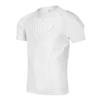 TUOYR Padded Shirt Youth Boys Padded Compression Sports Protective T-Shirt Rib Chest Protector Extreme Exercise (White Padded Shirt, Y-S(Chest 25inch~26.5inch)) view 1
