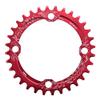 Alomejor Chain Ring Single Chainring 32T 34T 36T 38T 104 BCD Narrow Wide Chainrings for Bicycle Road Mountain BMX Fixie Track Fixed(38T-Red)