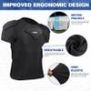 DGXINJUN Men's Padded Football Rib Chest Protector Shirt Heart Shoulder Guard Sternum for Football Baseball Softball Rugby for Adult view 3