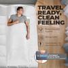 Tough Outdoors Sleeping Bag Liner - Adult Sleep Sack & Travel Sheets for Hotel - Travel Sleep Sack Backpacking & Camping - Sleeping Bag Liners - Hotel Bed Covering for Traveling view 2