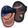 Gripad RX Lifting Grips | The Most Durable Grip Pads Yet | The Alternative to Weight Lifting Gloves, Gym Workouts, WOD, Weightlifting | Neoprene Hand Grips | Flexible Rubber Palm (American Flag) view 1
