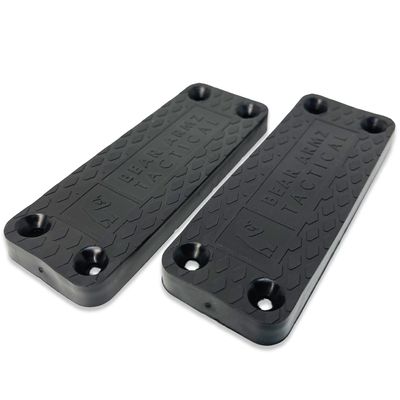 Gun Magnet Mount for Vehicle and Home I 2 Pack I Rubber Coated w/ Adhesive Backing I 35 Lbs Rated I Firearm Accessory I Concealed Holder for Handgun, Shotgun, Pistol, Truck, Car, Wall, Vault (2)
