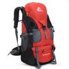 Bseash 50L Hiking Backpack, Water Resistant Lightweight Outdoor Sport Daypack Travel Bag for Camping Climbing Skiing Cycling (Red - No Shoe Compartment) view 1