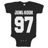 Indica Plateau Jung Kook 97 Black 24 Month Cotton One-Piece Infant Baby Romper view 1