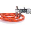 GINEE 16mm Static Rock Climbing Ropes 50FT Outdoor Safety Rope with Carabiner Magnet Fishing Rope Orange Rescue Grappling Lifeline Escape Descender Abseiling Rope Arborist Tree Climb view 2
