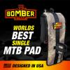 Bomber Strap Desert Camo- Patented Single Bike Tailgate Pad | Backup Camera Clear | Full Hitch & Tailgate Access | Magnetic Buckles | Mountain Bikes, E-Bikes | All Trucks view 2