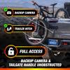 Bomber Strap Desert Camo- Patented Single Bike Tailgate Pad | Backup Camera Clear | Full Hitch & Tailgate Access | Magnetic Buckles | Mountain Bikes, E-Bikes | All Trucks view 3