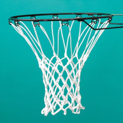 Sure Shot Anti-Whip Basketball Net-White, One Size