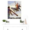 Broders Col Voza Mont Blanc Winter Sports Advert Large Print Poster Wall Art Decor Picture view 2