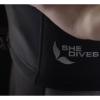 MARES Women's Ultra Skin - Sleeveless with Hood - She Dives UPF 50+ Water Sports Under Wetsuit & Drysuit Top, Black, Large view 4