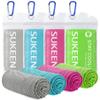Sukeen 4pack Cooling Towel (40"x12"), Ice Towel,Soft Breathable Chilly Towel,Microfiber Towel for Yoga,Sport,Running,Gym,Workout,Camping,Fitness,Workout & More Activities view 1