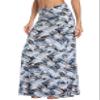 EXCHIC Women's Boho Flod Over Long Maxi Skirt Elastic High Waisted Long Skirts for Women (4, Large) view 1