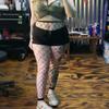 Abberrki Womens Sexy Fishnet Footless Tights High Waisted Net Footless Leggings (Footless # 1) view 3