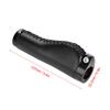 Alomejor Leather Grips Lock On Locking PU Handlebar Grips Grip Handle End Holding Locking Grips for BMX Mountain Bike(Black) view 2