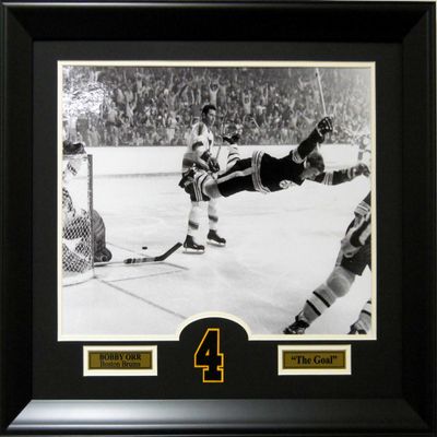 Framed Deluxe Hockey Bobby Orr Goal Large SKU #4020