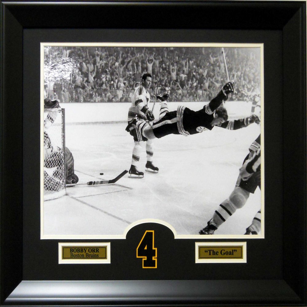 Framed Deluxe Hockey Bobby Orr Goal Large SKU #4020