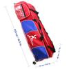 LEONARK Fencing Draw-bar Wheel Bag for Epee Saber and Foil - Trolley Case for Fencing Sword Suit and Mask - Storage Bag for Both Adult and Child Fencers (Oster Red) view 2