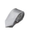 8CM Men's Tie Traditional Thick Stripes Design Neckties Solid Business Casual Ties (C5 grey) view 1