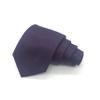 8CM Men's Tie Traditional Thick Stripes Design Neckties Solid Business Casual Ties (C3 dark purple) view 3