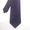 8CM Men's Tie Traditional Thick Stripes Design Neckties Solid Business Casual Ties (C3 dark purple) view 4