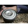 Evernew Ultralight Aluminum Non-Stick Pot, 740mL Lid view 4
