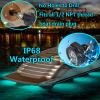 NBWDY RGB LED 1/2in NPT Boat Drain Plug Light Underwater Lights with 4-Key RF Remote Control,DC12V,50000hr Lifespan Marine Led Lamp for Garber-Fishing,Swimming,Diving(Pack of 2) view 2