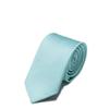 8CM Men's Tie Traditional Thick Stripes Design Neckties Solid Business Casual Ties (C8 turquoise blue) view 1