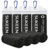 Sukeen [4 Pack Cooling Towel (40"x12"), Soft Breathable Chilly Microfiber Towel for Yoga,Sport,Running,Gym,Workout,Camping,Fitness,Workout & More Activities view 1