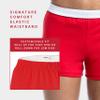 Soffe Women's Authentic Cheer Short, Red, X-Large (2-Pack) view 3