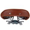 Saddle PU Leather Spring Saddle Comfort Seat Fits Mountain Road Exercise Bikes view 2