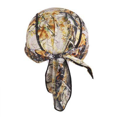 Greenery-GRE Sports Headwear Quickly Dry Cycling Bandana Headband Adjustable Pirate Headscarf UV Protection Wicking Balaclavas Skull Beanie Cap Hat Motorcycle Bike Cap Helmet Liner (Fall Yellow)