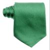 Geotae Zerun New Classic Solid Checks Paisley JACQUARD WOVEN Silk Men's Tie Necktie (Check Green) view 1