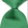 Geotae Zerun New Classic Solid Checks Paisley JACQUARD WOVEN Silk Men's Tie Necktie (Check Green) view 2