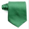 Geotae Zerun New Classic Solid Checks Paisley JACQUARD WOVEN Silk Men's Tie Necktie (Check Green) view 4
