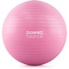 Core Balance Exercise Ball for Workouts, Anti-Burst and Slip Resistant, Swiss Yoga Ball for Pregnancy, Stability, Fitness and Physical Therapy, 4 Sizes, with Pump (22" / 55cm Pink) view 1