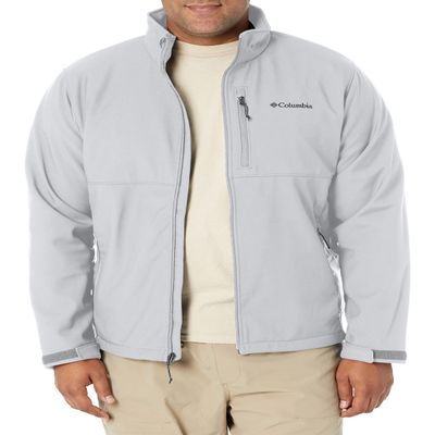 Columbia Men's Ascender Softshell Water and Wind Resistant Jacket Outerwear, Columbia Grey, X-Large