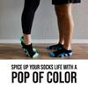 Go2Socks Go2 Running Socks | Athletic Low Show Ankle Socks for Men and Women (3PkBlackGrey, S) view 4